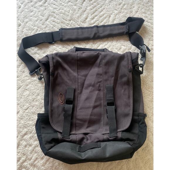 Timbuk2 Classic Padded Laptop Messenger Commuter Crossbody Black Bag Medium - Picture 1 of 16
